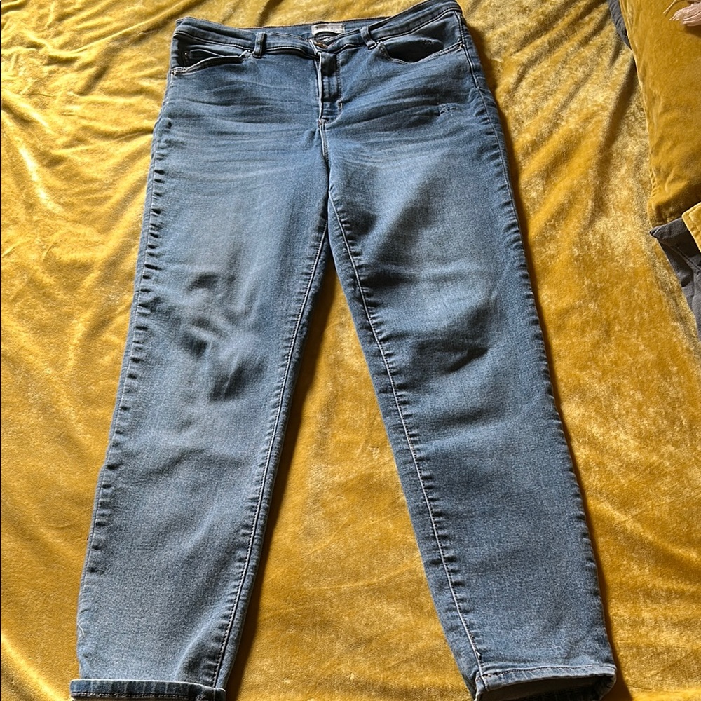 Nicole Miller Blue Straight Leg Jeans Classic Denim